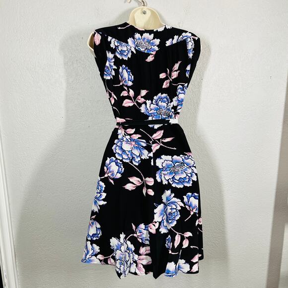 NEW! Yumi Kim Soho Mixer Dress Peony Black Pink A Line Sleeveless - XS - Picture 5 of 6